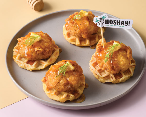 CRISPY FRIED CHICKEN WAFFLE